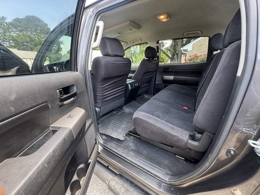 Seats & carpets before